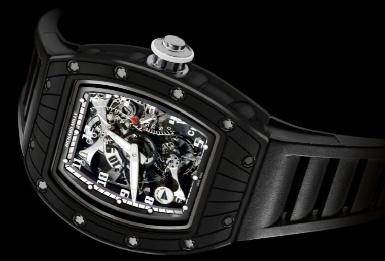 Replica Richard Mille RM 015 Tourbillon Perini Navi Black Ceramic Watch